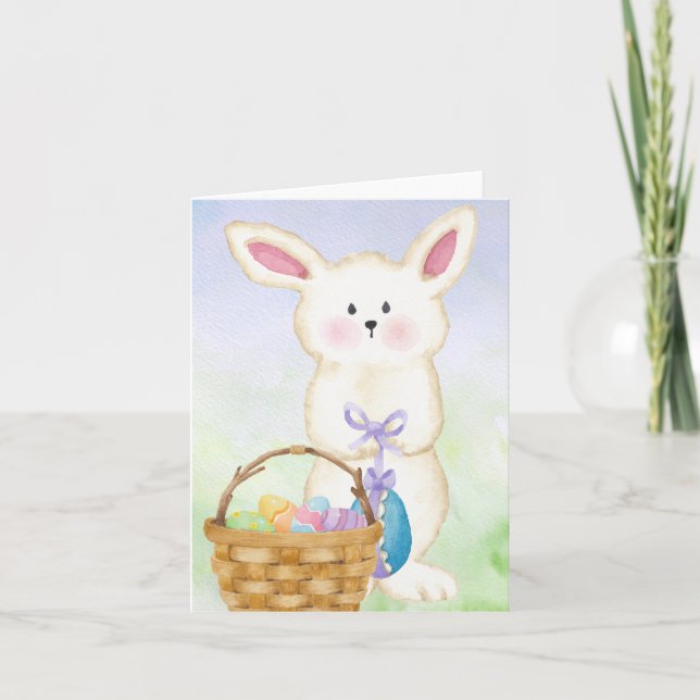 Easter Bunny Holiday Card (Front)