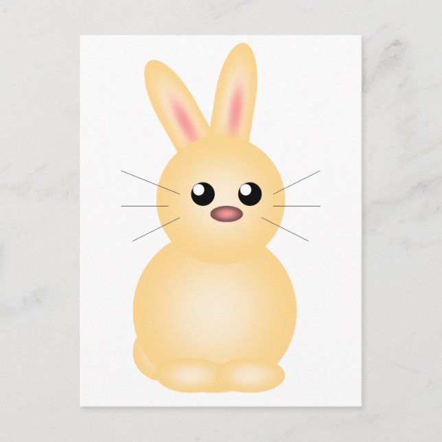 Easter Bunny Holiday Postcard (Front)