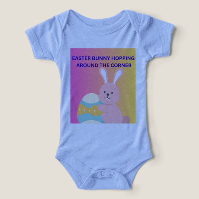 Easter Bunny Hopping Around the Corner (Design Front)