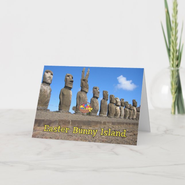 Easter Bunny Island Card (Front)