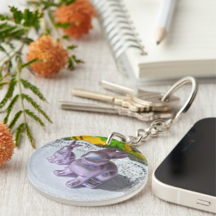 Easter Bunny Key Ring