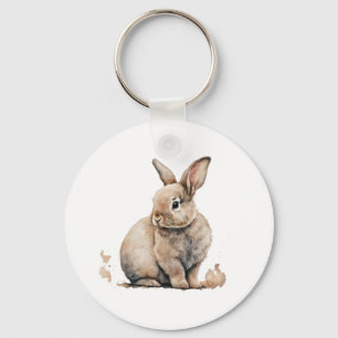 Easter Bunny Key Ring