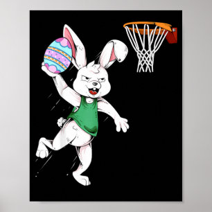 Easter Bunny Kids Boys Men Rabbit Coffee Shopg Poster