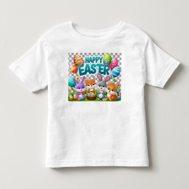 Easter bunny kids shirt (Front)