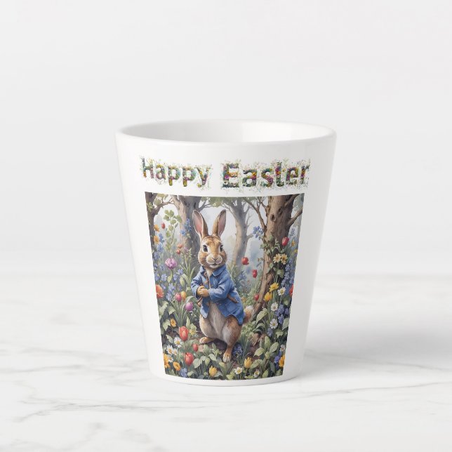 Easter Bunny  Latte Mug (Front)