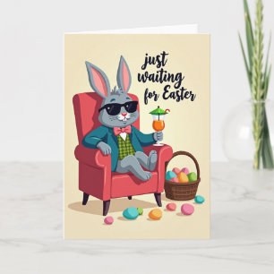 Easter Bunny Lounge Card