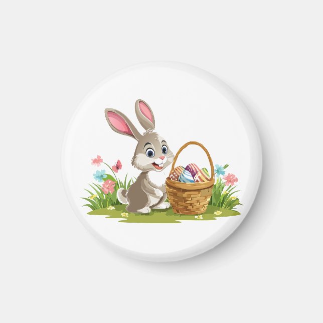 Easter bunny magnet (Front)