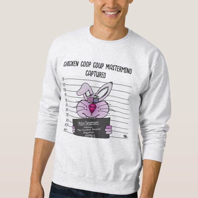 Easter Bunny Men's Sweatshirt (Front)