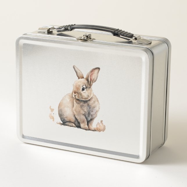 Easter Bunny        Metal Lunch Box (Front)