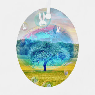  Easter Bunny Metal Tree Decoration