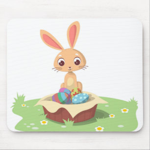 EASTER BUNNY MOUSE PAD