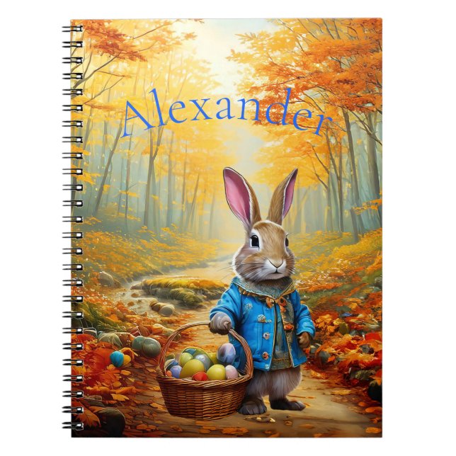 Easter bunny notebook (Front)