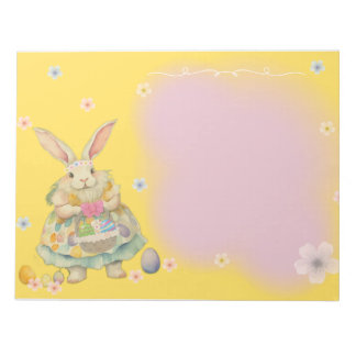 Easter Bunny Notepad