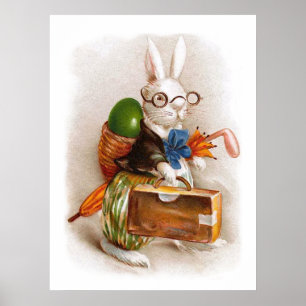 Easter Bunny on Tour Poster