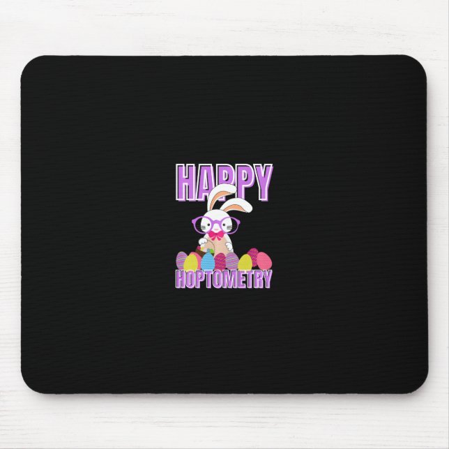 Easter Bunny Optometry Group Optometrists Optician Mouse Pad (Front)