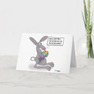 Easter Bunny or Easter Egg Holiday Card