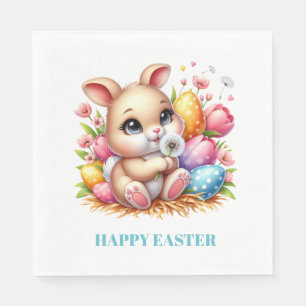 Easter Bunny Paper Napkins
