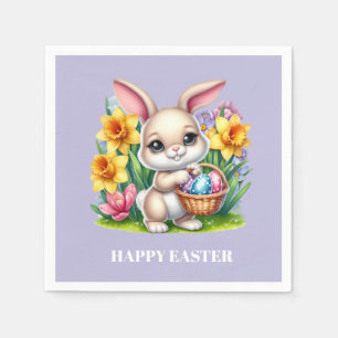 Easter Bunny Paper Napkins