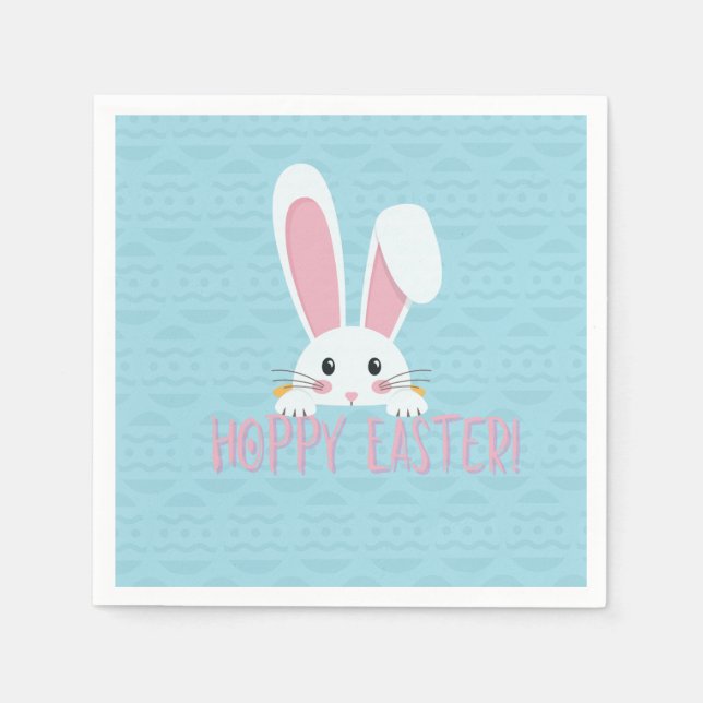 Easter Bunny Paper Napkins - Party Supplies (Front)