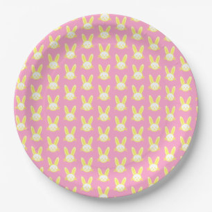 Easter Bunny Paper Plate