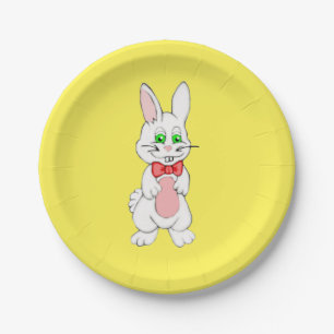 Easter Bunny Paper Plates