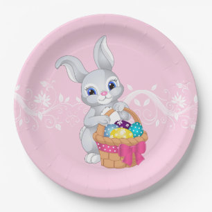 Easter Bunny Paper Plates