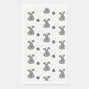 Easter bunny paper towels Napkin