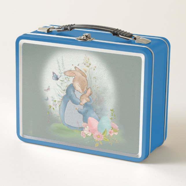  Easter Bunny Peter Metal Lunch Box (Front)
