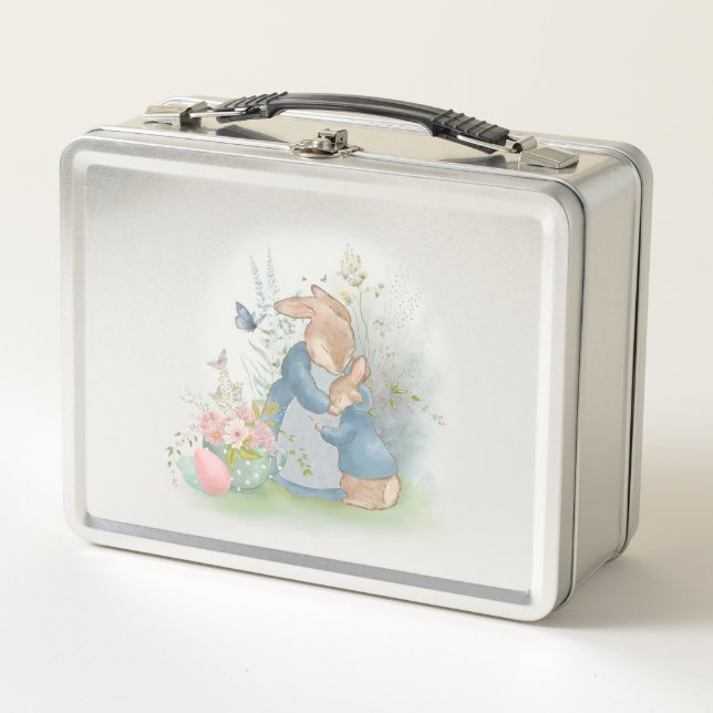  Easter Bunny Peter Metal Lunch Box (Front)
