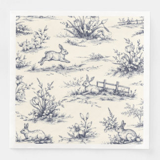 Easter Bunny Plates Napkin