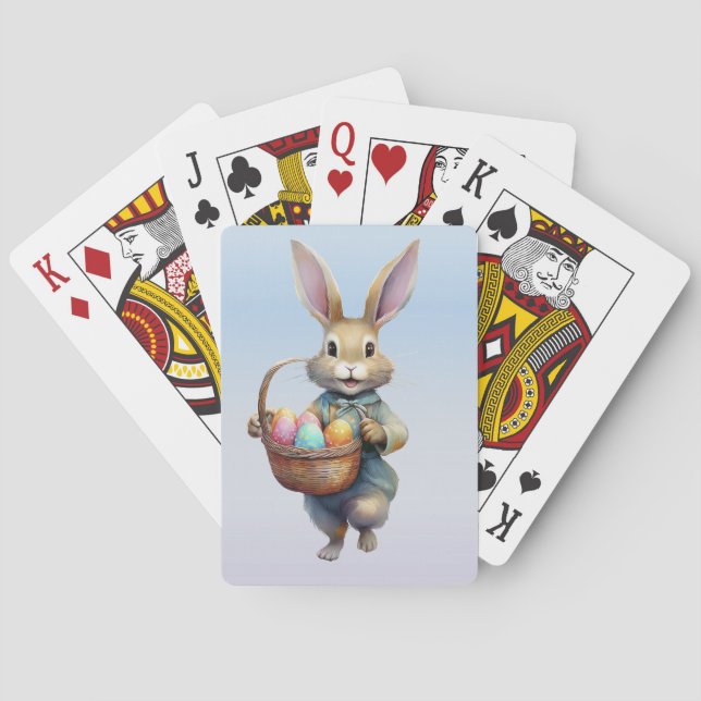 Easter Bunny Playing Cards (Back)