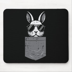 Easter Bunny Pocket Sungles Cool Rabbit Men Women Mouse Pad