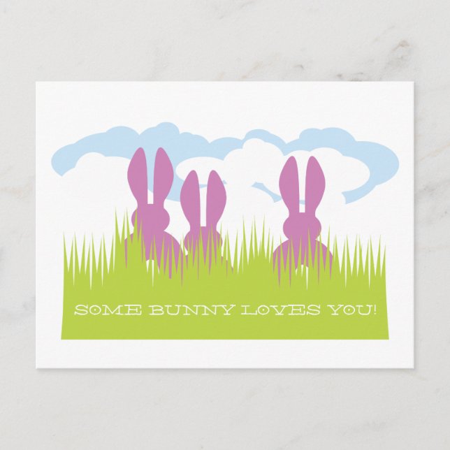 Easter Bunny Postcard (Front)