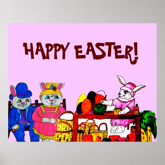 EASTER BUNNY  POSTER (Front)