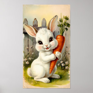 Easter Bunny Print Cute Easter Rabbit