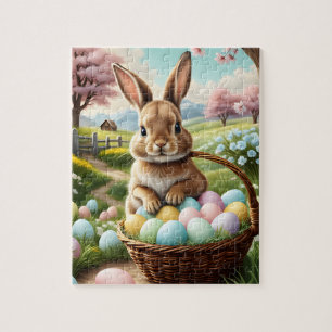Easter Bunny Puzzzle Jigsaw Puzzle