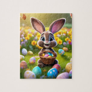 Easter Bunny Puzzzle Jigsaw Puzzle