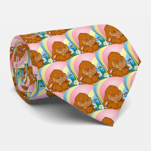 Easter Bunny Rabbit And Easter Egg Tie