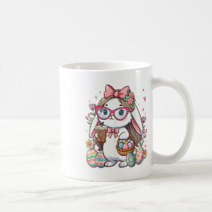 Easter Bunny Rabbit Coffee Eggs Hunting Women Girl Mug