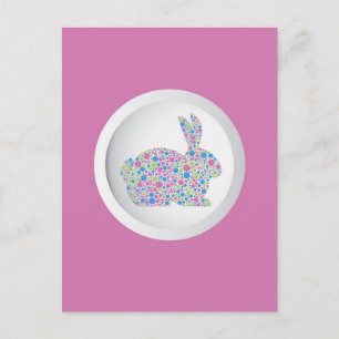 Easter Bunny Rabbit Postcard