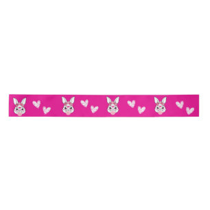 Easter bunny rabbit pretty cute satin ribbon