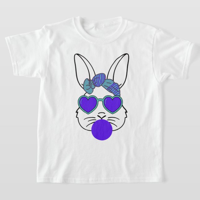 Easter bunny rabbit pretty cute T-Shirt (Laydown)