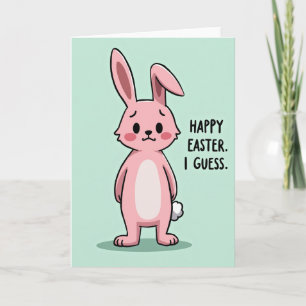 Easter Bunny Reluctant Card