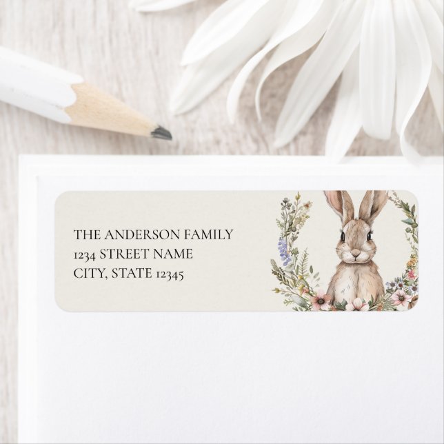 Easter Bunny Return Address (Insitu)