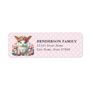 Easter Bunny Return Address Labels