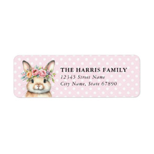 Easter Bunny Return Address Labels