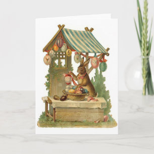 Easter Bunny Roadside Egg Stand Card