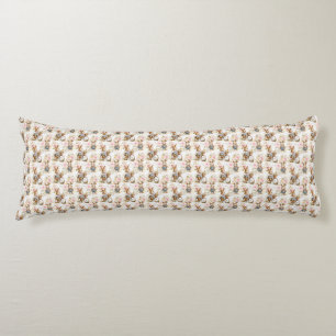 Easter Bunny Seamless Fabric – Pastel Cute Rabbit  Body Cushion