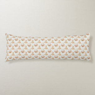 Easter Bunny Seamless Fabric – Pastel Cute Rabbit  Body Cushion