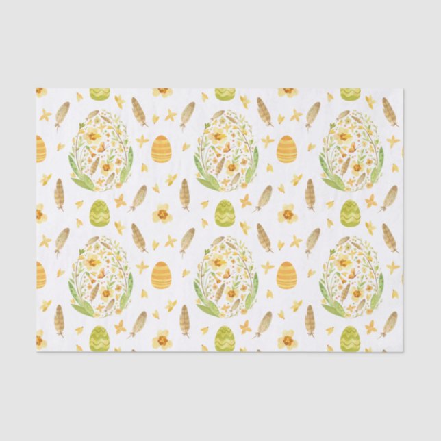 Easter Bunny - Seamless Patterns Tissue Paper (Front)